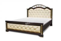 Кровать Нант с мягкой вставкой из массива