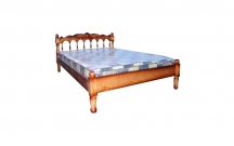Кровать Подсолнух (резьба) с матрасом