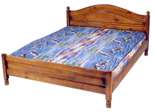 Кровать Мимоза (филенка) с матрасом